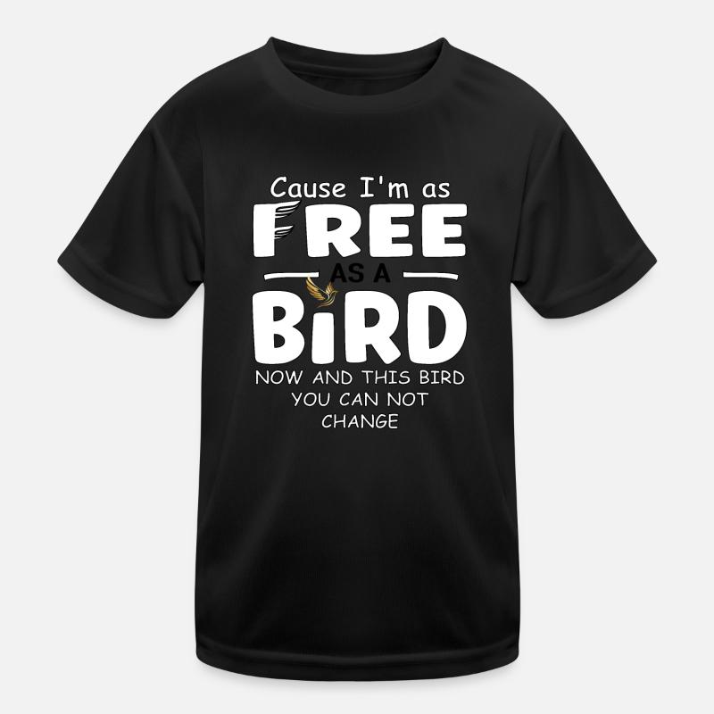 Libre comme un oiseau : un immuable T-shirt sport Enfant