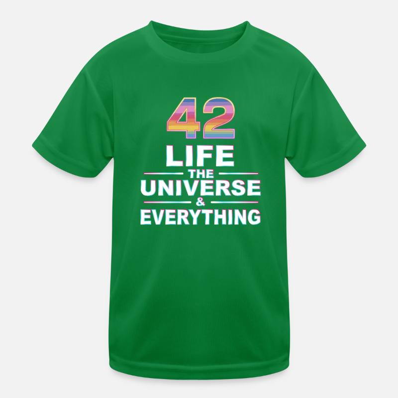 Life Universe Everything 42 réponses T-shirt sport Enfant