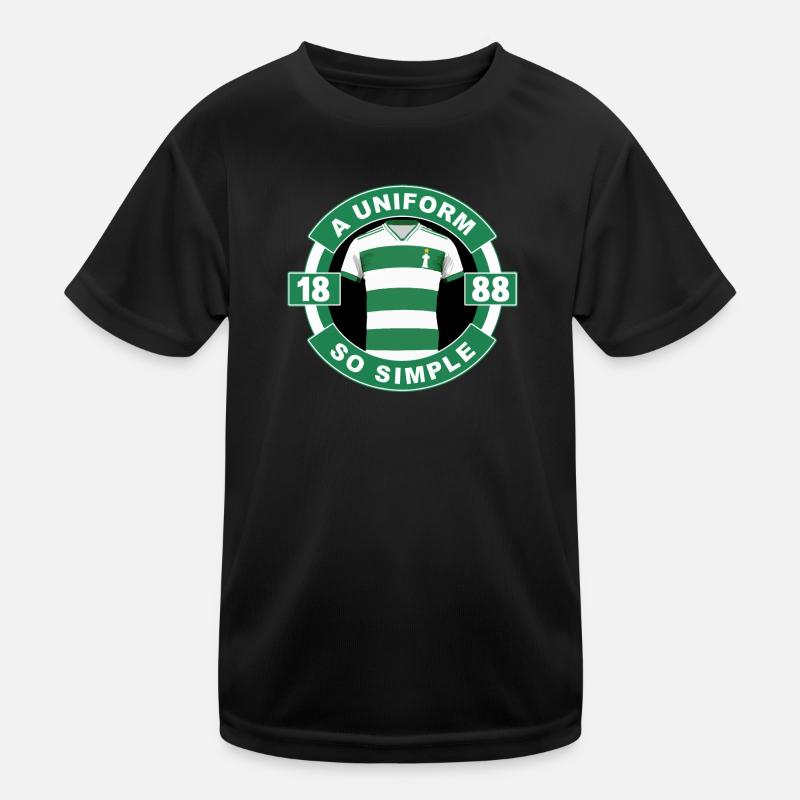A Uniform So Simple - Kids Functional T-Shirt - black