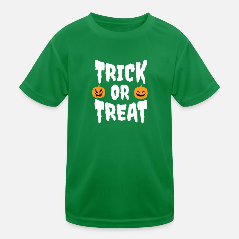 Trick or Treat Halloween Süßes oder Saures Kinder Funktions-T-Shirt