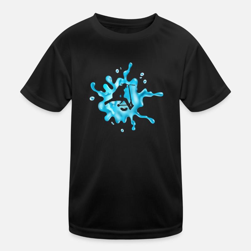 stunt scooter Kids Functional T-Shirt