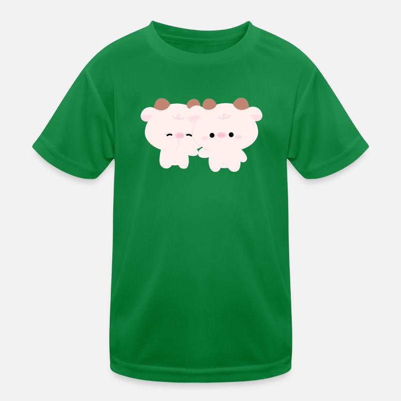 Couple de vaches T-shirt sport Enfant