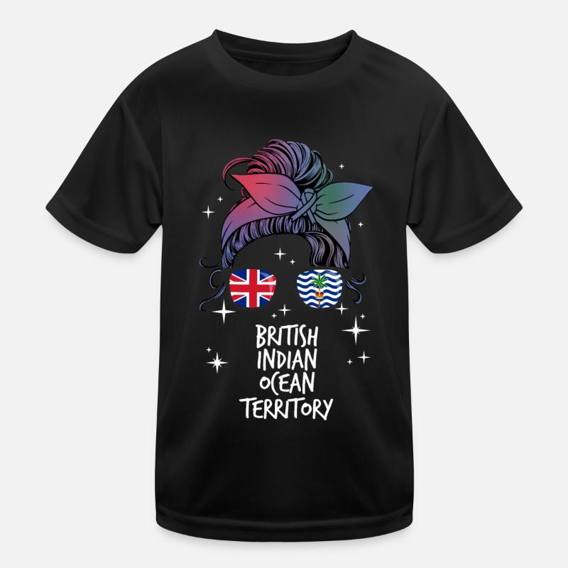 British Indian Ocean Territory Kids Functional T-Shirt