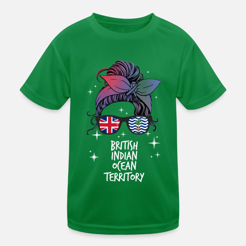 British Indian Ocean Territory Kids Functional T-Shirt
