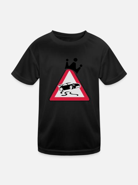 Drift Roi - T-shirt sport Enfant - noir - Devant
