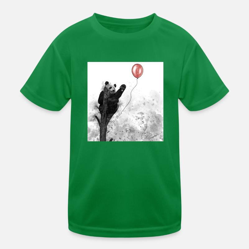 Panda Kinder Funktions-T-Shirt