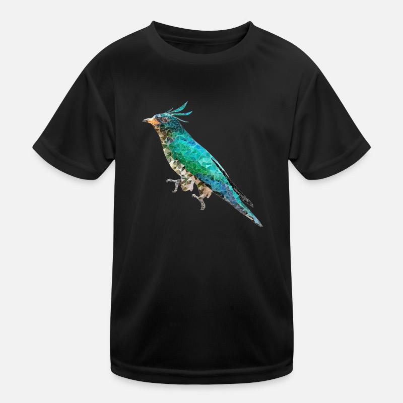 Bird ~ the Emerald Cuckoo Kids Functional T-Shirt