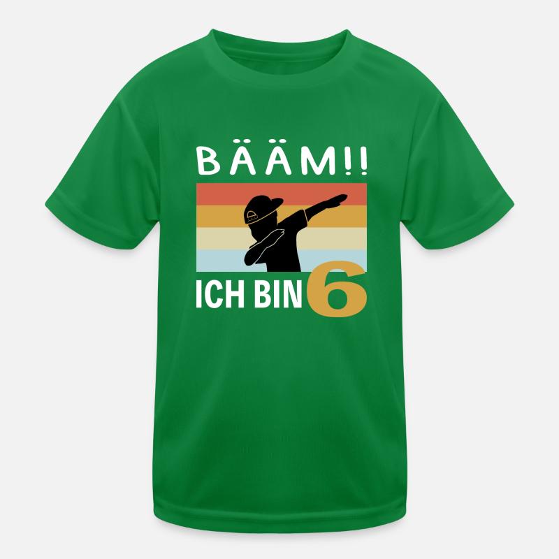 6. Geburtstag Geschenkidee Kindergeburtstag Kinder Funktions-T-Shirt