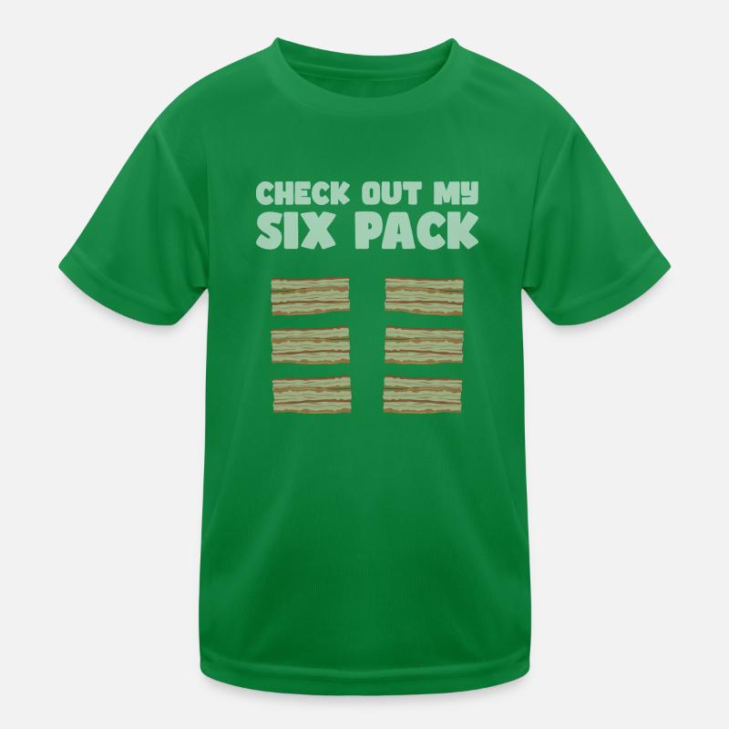 Check out my Sixpack Bacon Lover Crispy Kids Functional T-Shirt