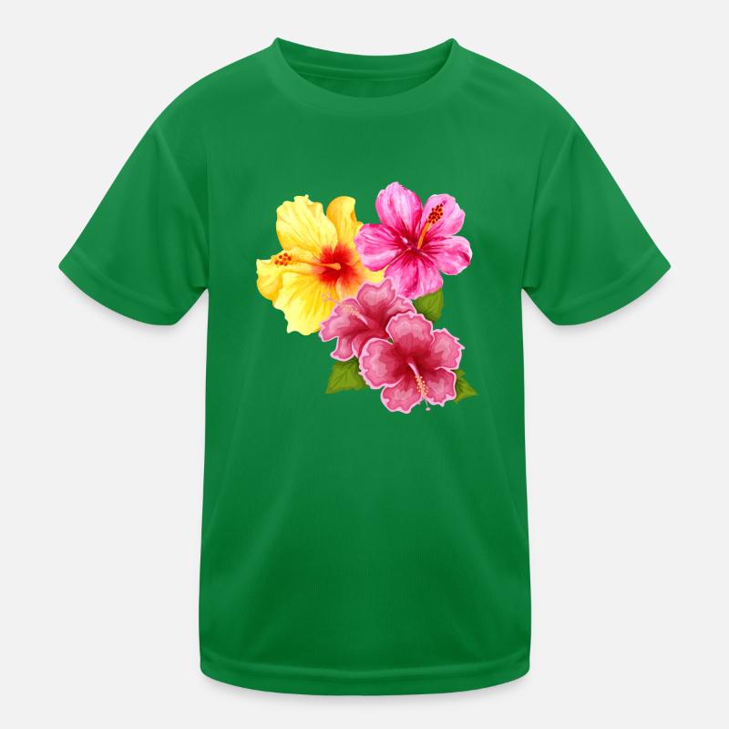Hawai Aloha Blumen Kinder Funktions-T-Shirt
