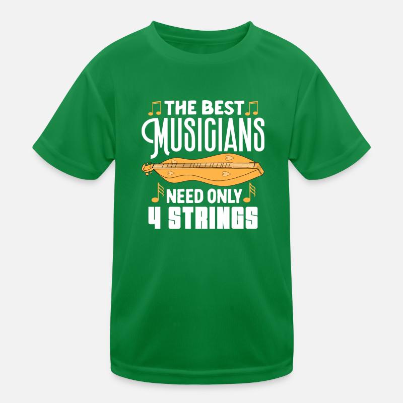 The best Musicians need only 4strings Kinder Funktions-T-Shirt