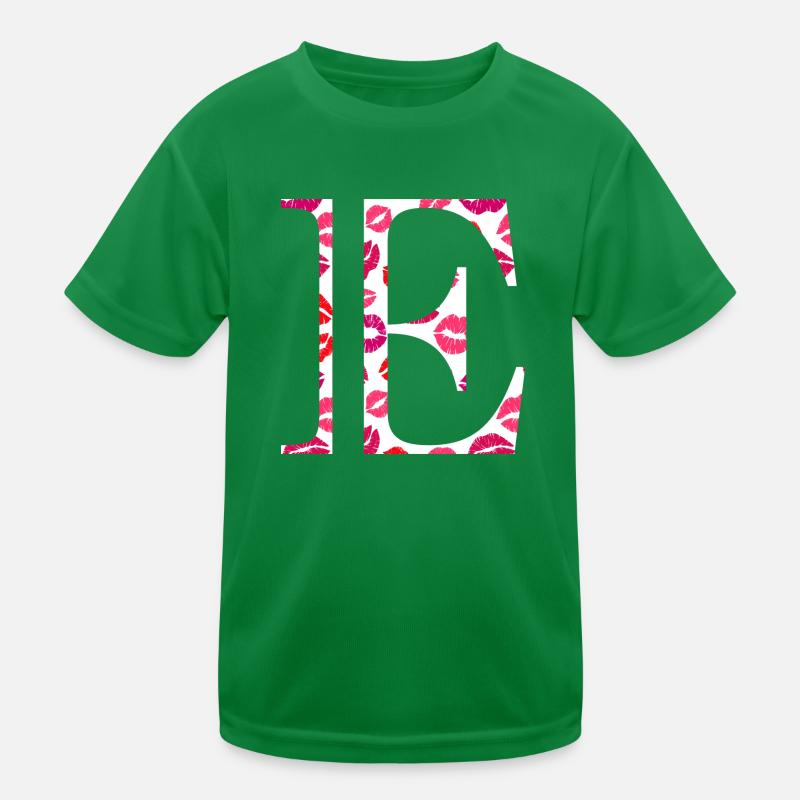 Lettre e bisous Kinder Funktions-T-Shirt