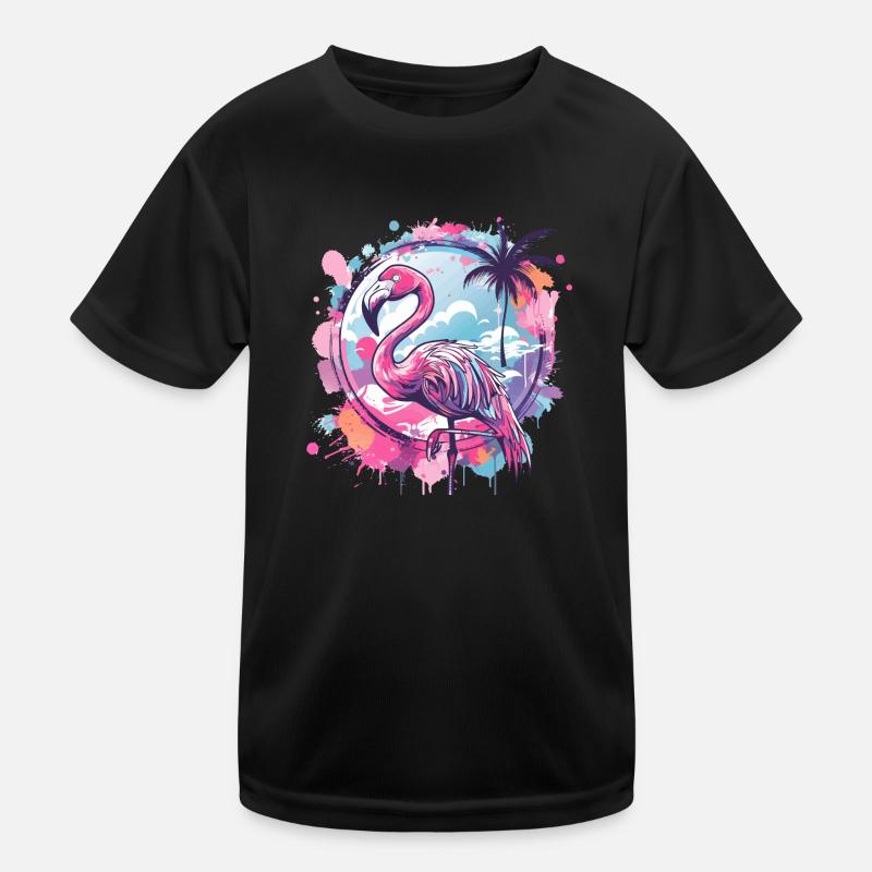 Flamingo Kinder Funktions-T-Shirt