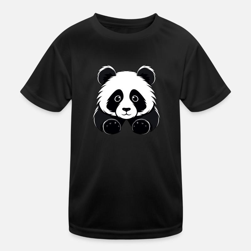 Panda doux T-shirt sport Enfant