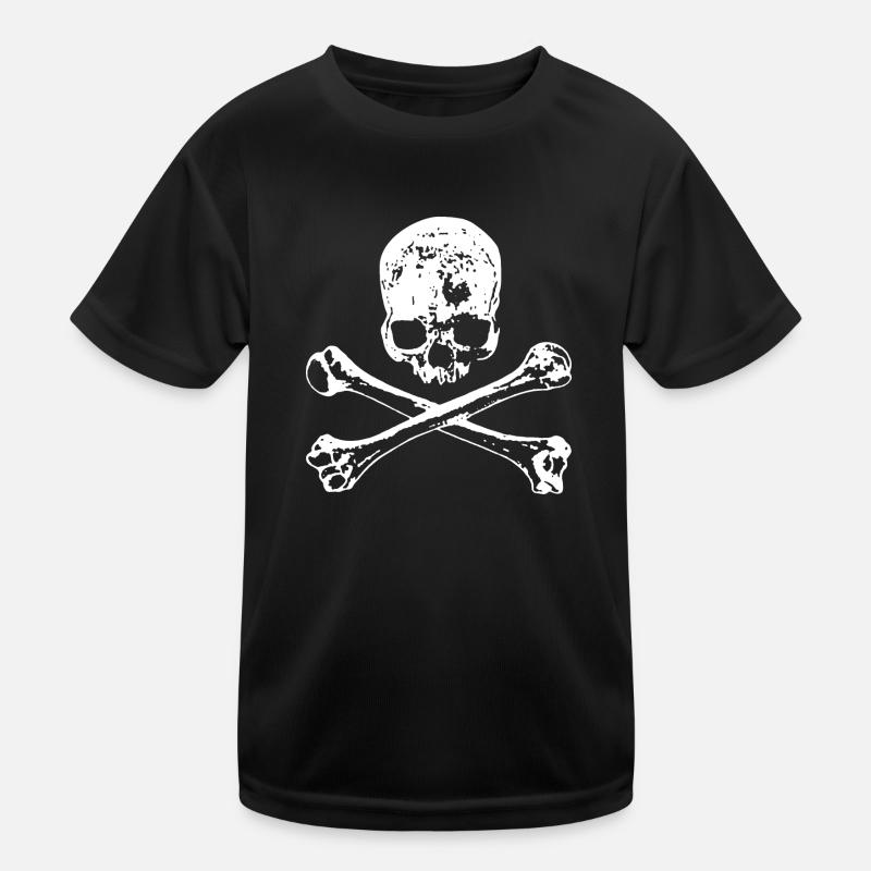 Skull and Bones Kids Functional T-Shirt