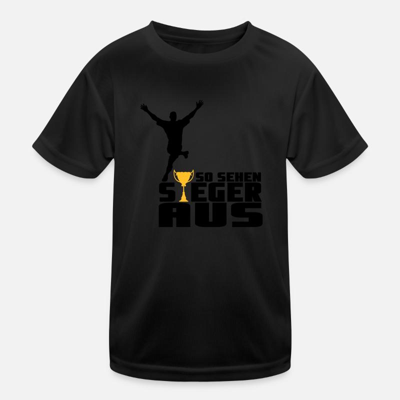 So sehen Sieger aus Kinder Funktions-T-Shirt