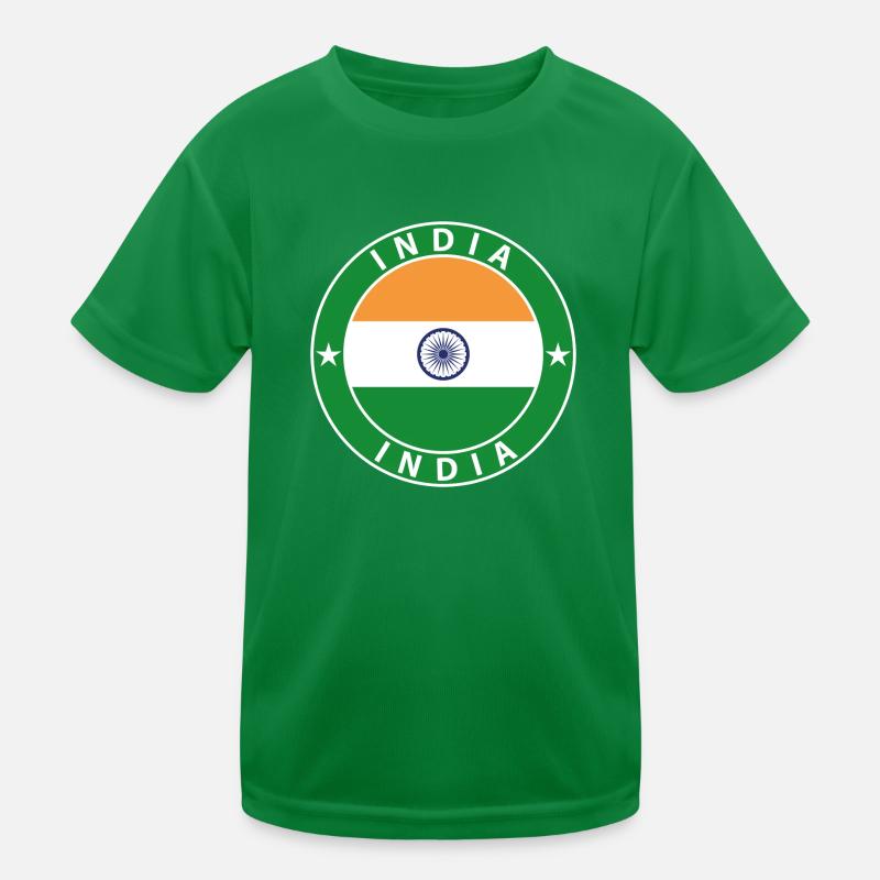 Indien Kinder Funktions-T-Shirt