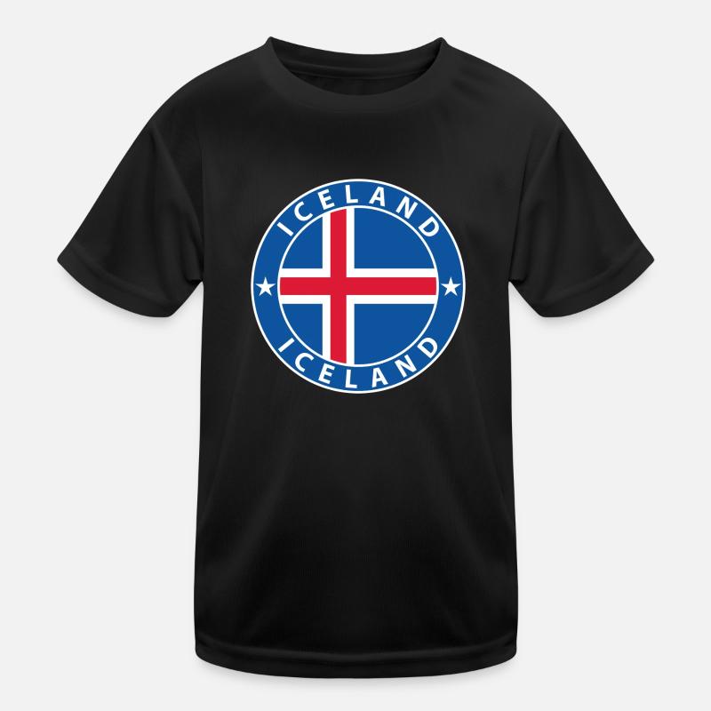 Island Kinder Funktions-T-Shirt