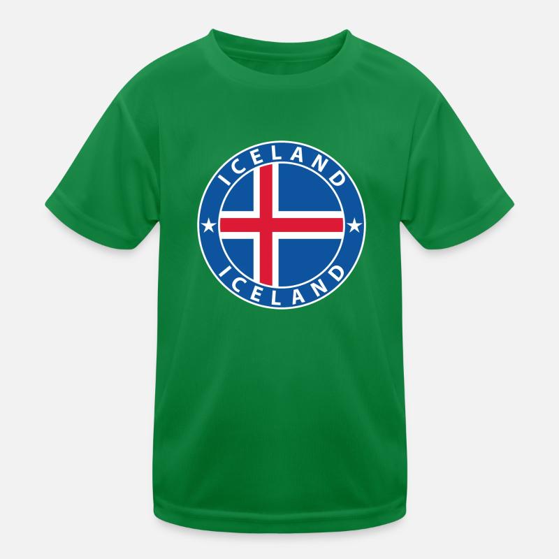 Iceland Kids Functional T-Shirt