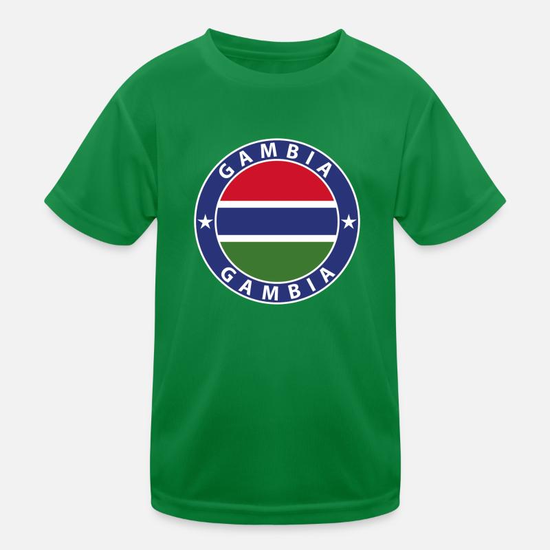 Gambia Kinder Funktions-T-Shirt