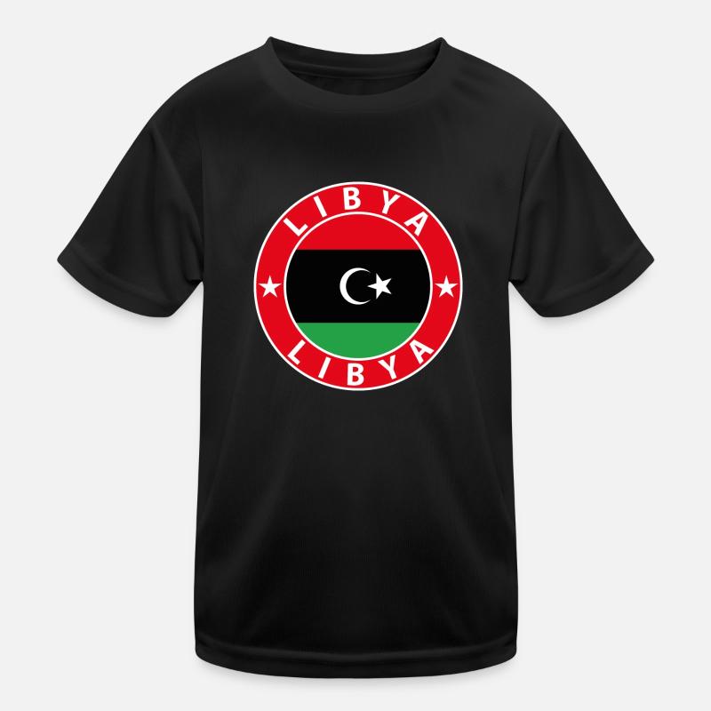 Libya Kids Functional T-Shirt