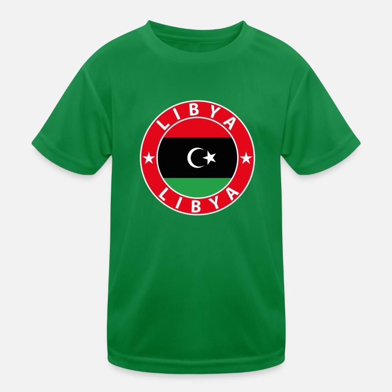 Libya Kids Functional T-Shirt