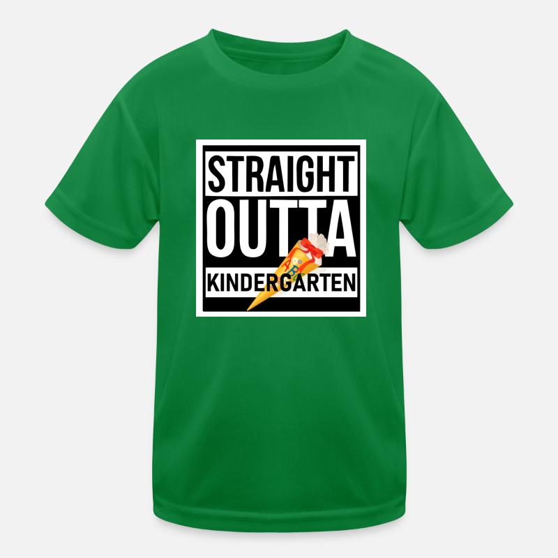 ERSTER SCHULTAG Kinder Funktions-T-Shirt