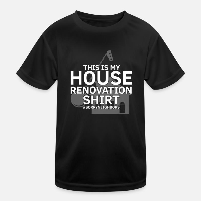 Démolition et rénovation de maisons T-shirt sport Enfant