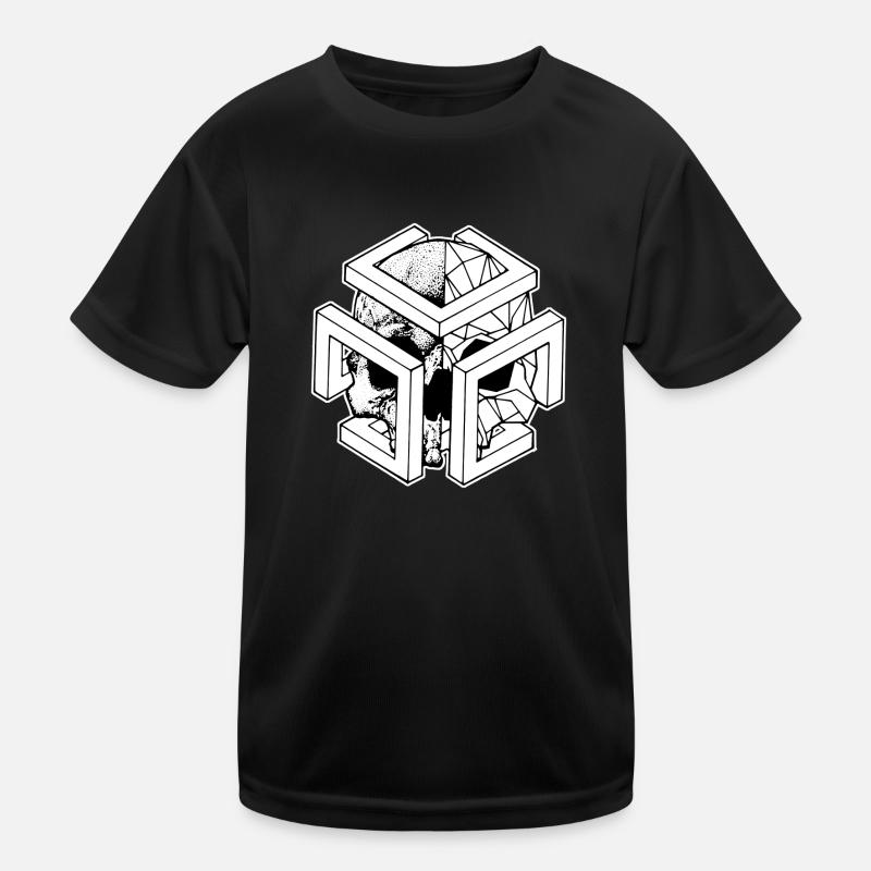 GEO SKULL Kids Functional T-Shirt
