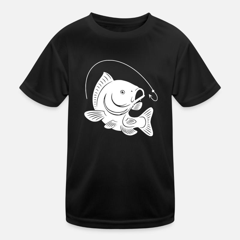 KARPFEN CARPHUNTER PÊCHEUR DE CARPES KARPFENANGLER T-shirt sport Enfant
