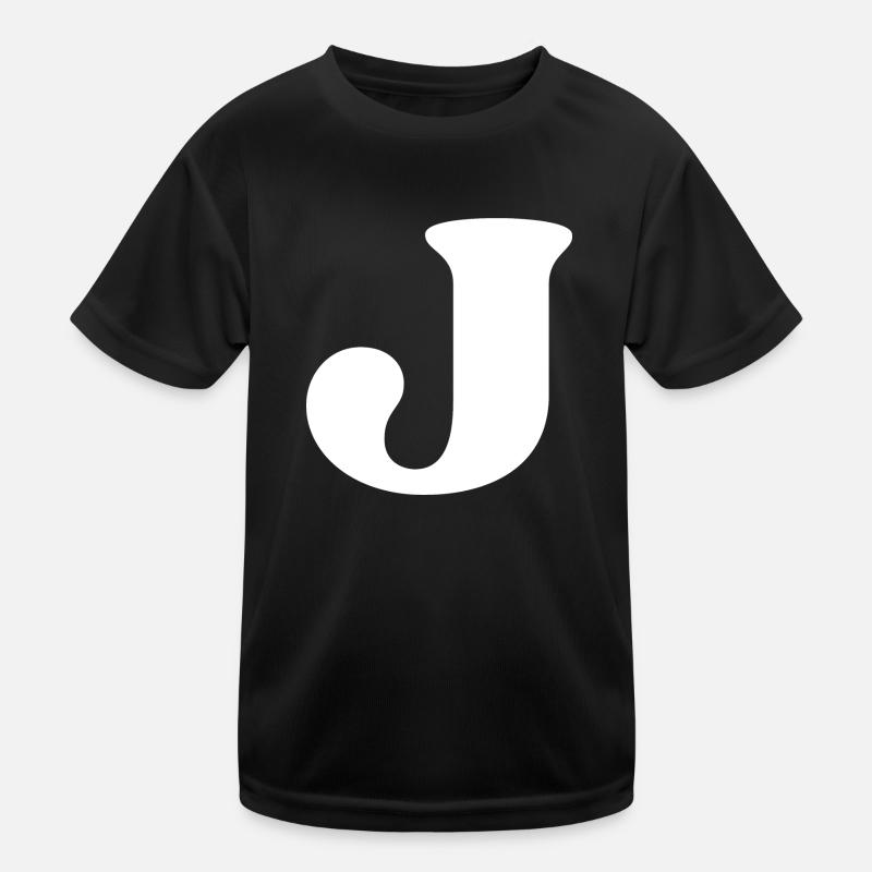Buchstabe j Kinder Funktions-T-Shirt