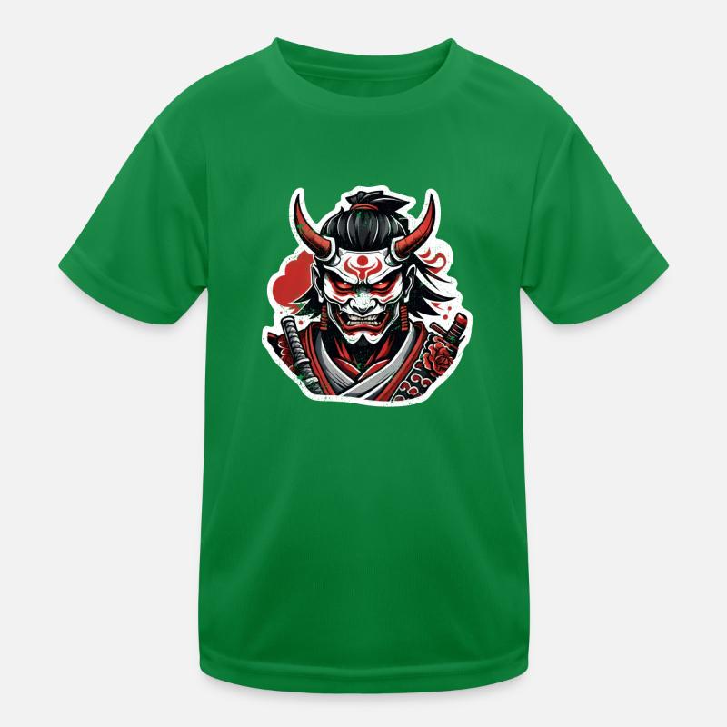 Samurai-Krieger - Japan - Dämon Kinder Funktions-T-Shirt