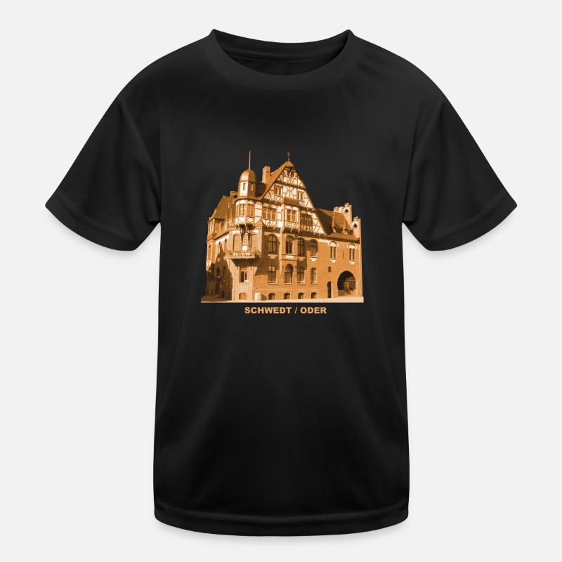 Schwedt Oder Stadtmühle Seifenfabrik Brandenburg Kinder Funktions-T-Shirt