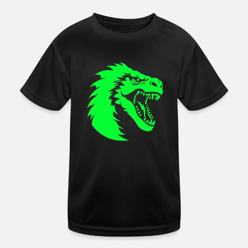 Dinosaur logo Kids Functional T-Shirt