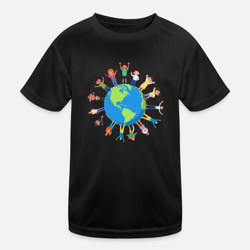 Menschen Kinder Funktions-T-Shirt