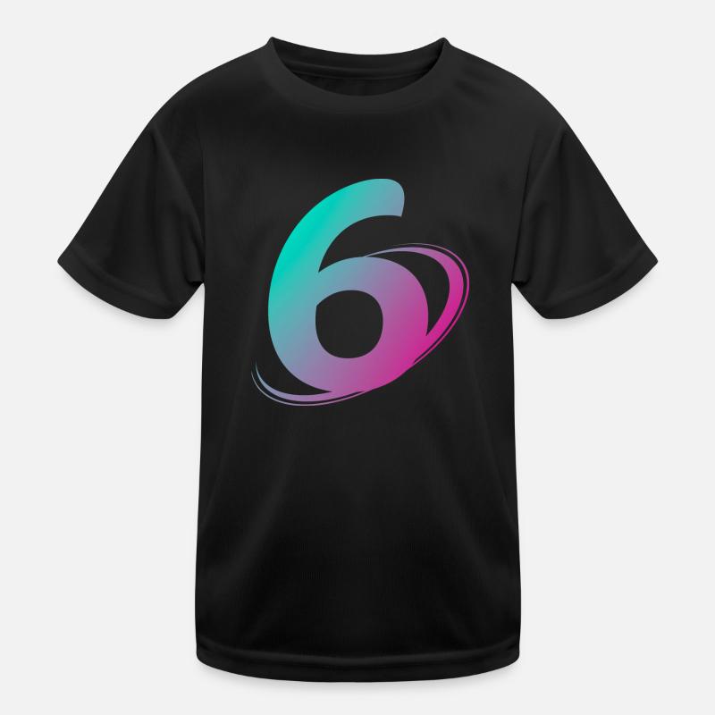 Numéro 6 multicolore T-shirt sport Enfant