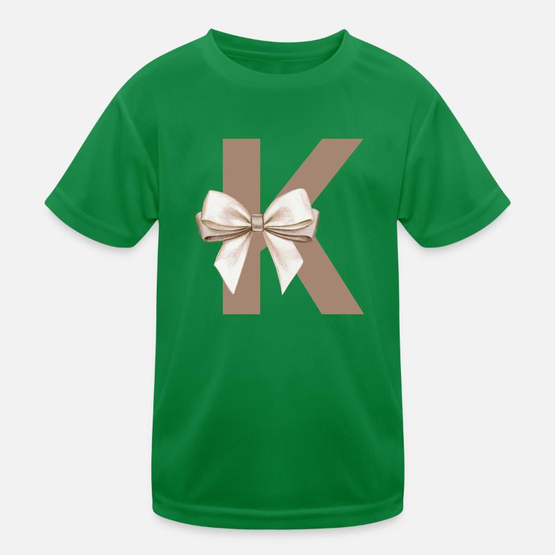 Buchstabe K Knoten Kinder Funktions-T-Shirt