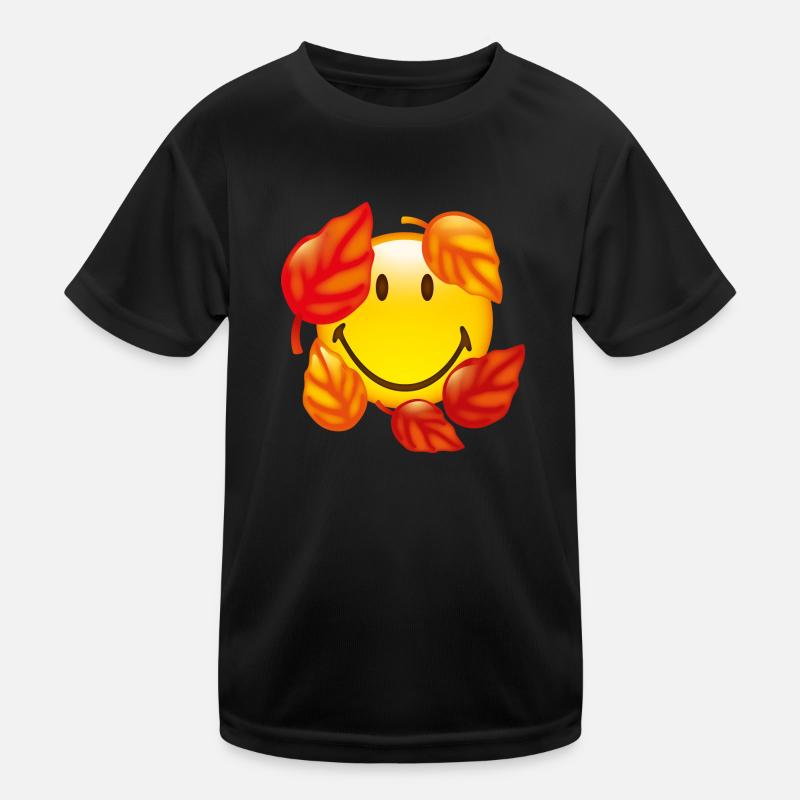Smiley Autumn Kinder Funktions-T-Shirt