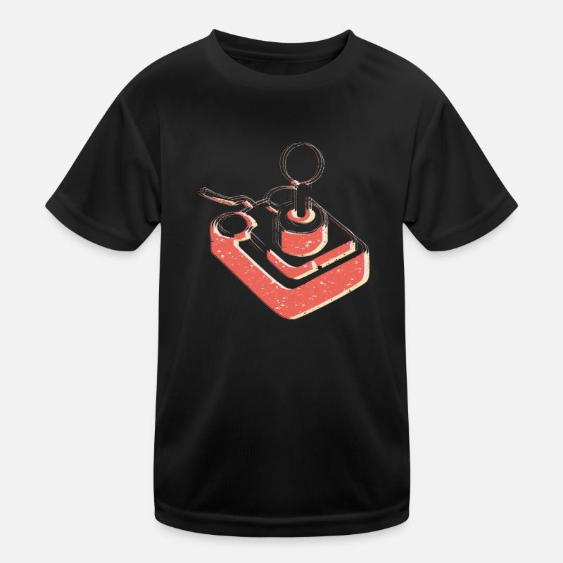 Joystick Player Game Controller retro Gaming 2 Kids Functional T-Shirt