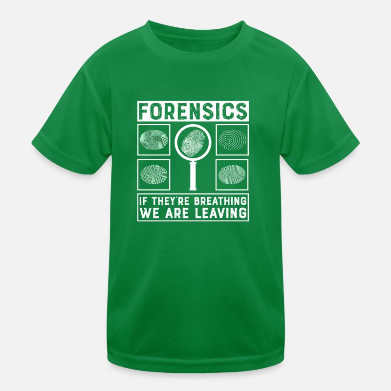 Forensics Scientists Investigator Forensic Science Kids Functional T-Shirt