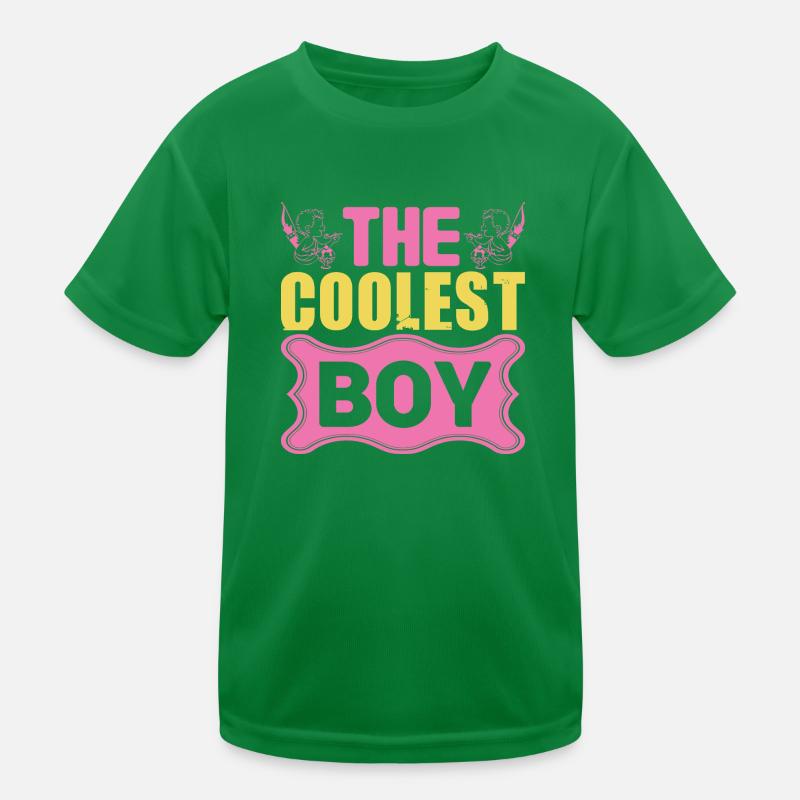 DER COOLSTE JUNGE Kinder Funktions-T-Shirt