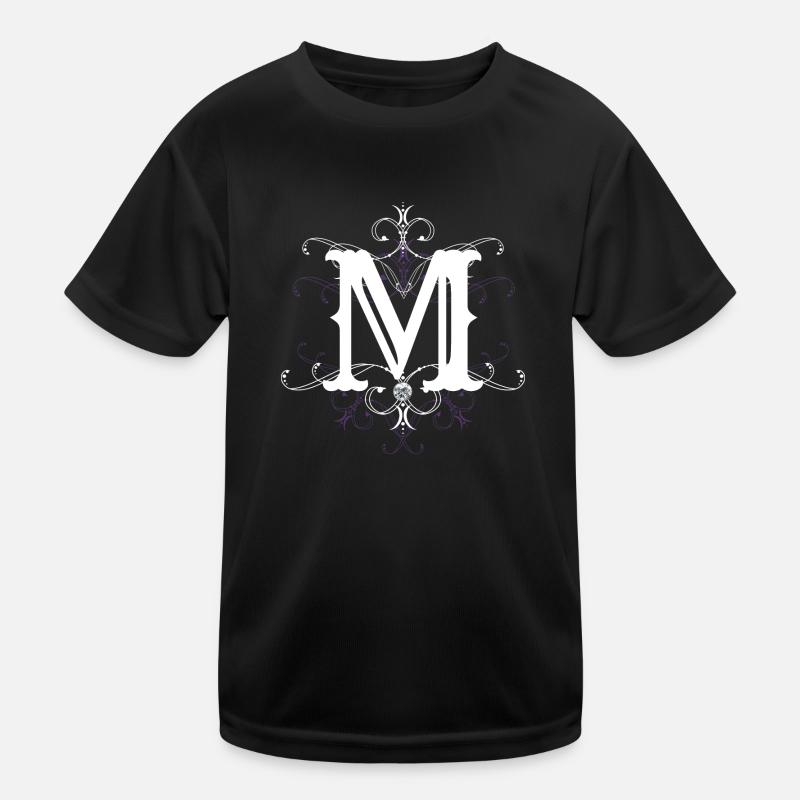 Buchstabe M Buchstabe-M Kinder Funktions-T-Shirt