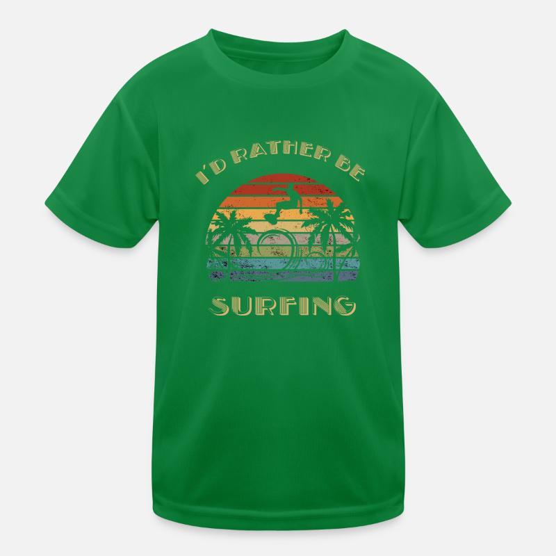 Surfen Kinder Funktions-T-Shirt