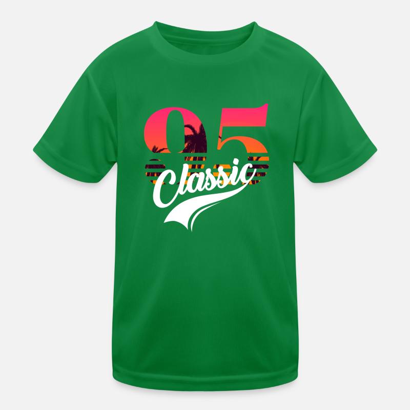 Vintage 1995-95th Anniversary Kids Functional T-Shirt