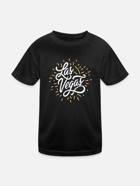 Las Vegas - T-shirt sport Enfant - noir - Devant
