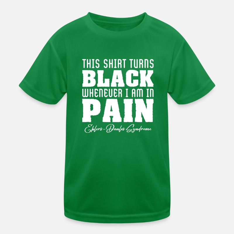 Ce motif devient noir chaque fois que j’ai mal T-shirt sport Enfant