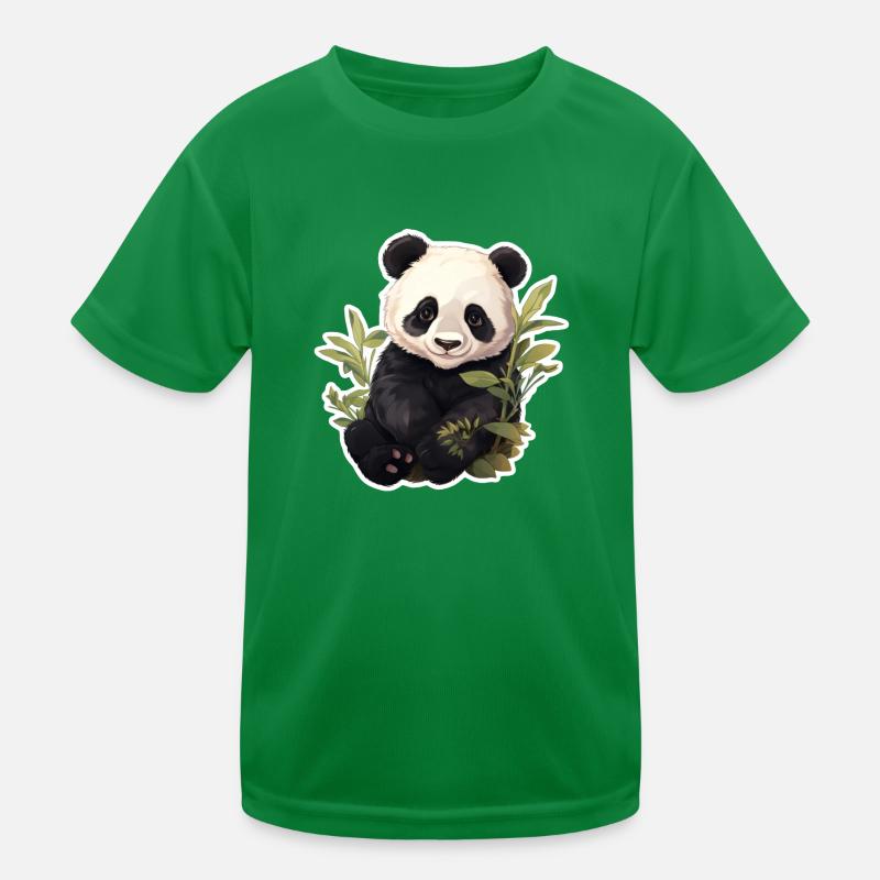 Panda Kids Functional T-Shirt