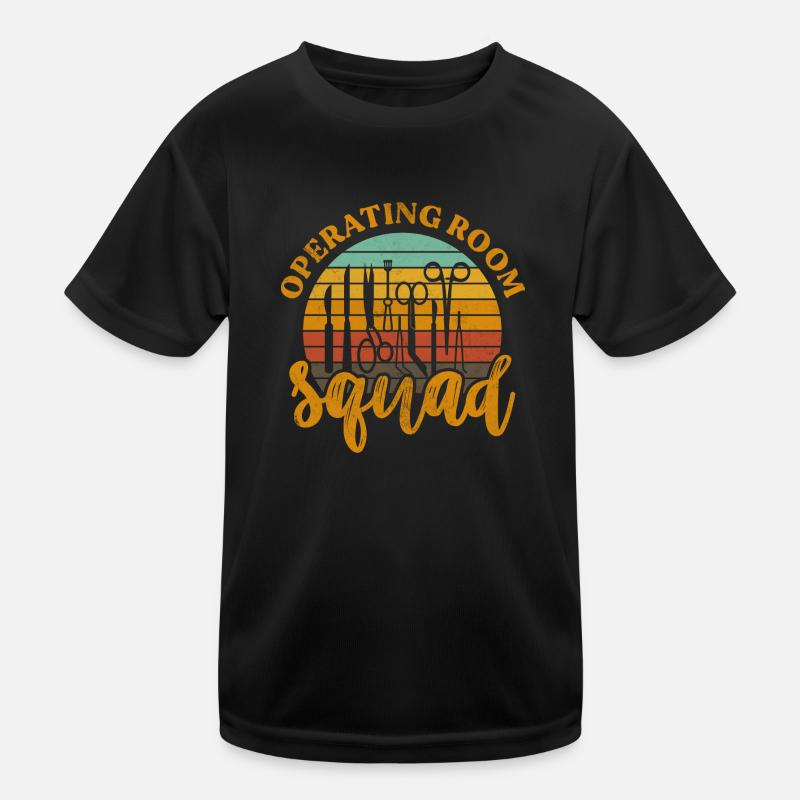 Escouade de salle d’opération Technologue en chirurgie T-shirt sport Enfant