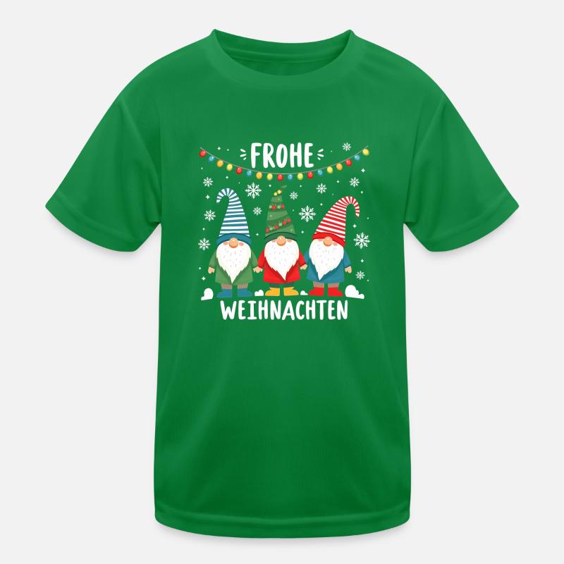 Frohe Weihnachten liebe Wichtel Gnome Kinder Funktions-T-Shirt