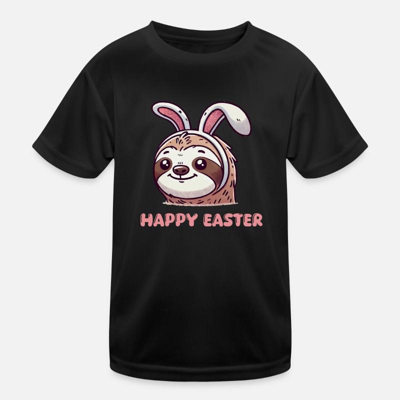 faultier sloth hase Kinder Funktions-T-Shirt